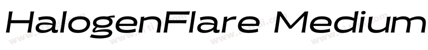 HalogenFlare Medium字体转换